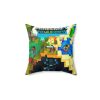 Minecraft Cushion. Blue pixelated back. Cool Cushions. Cool Kiddo 30