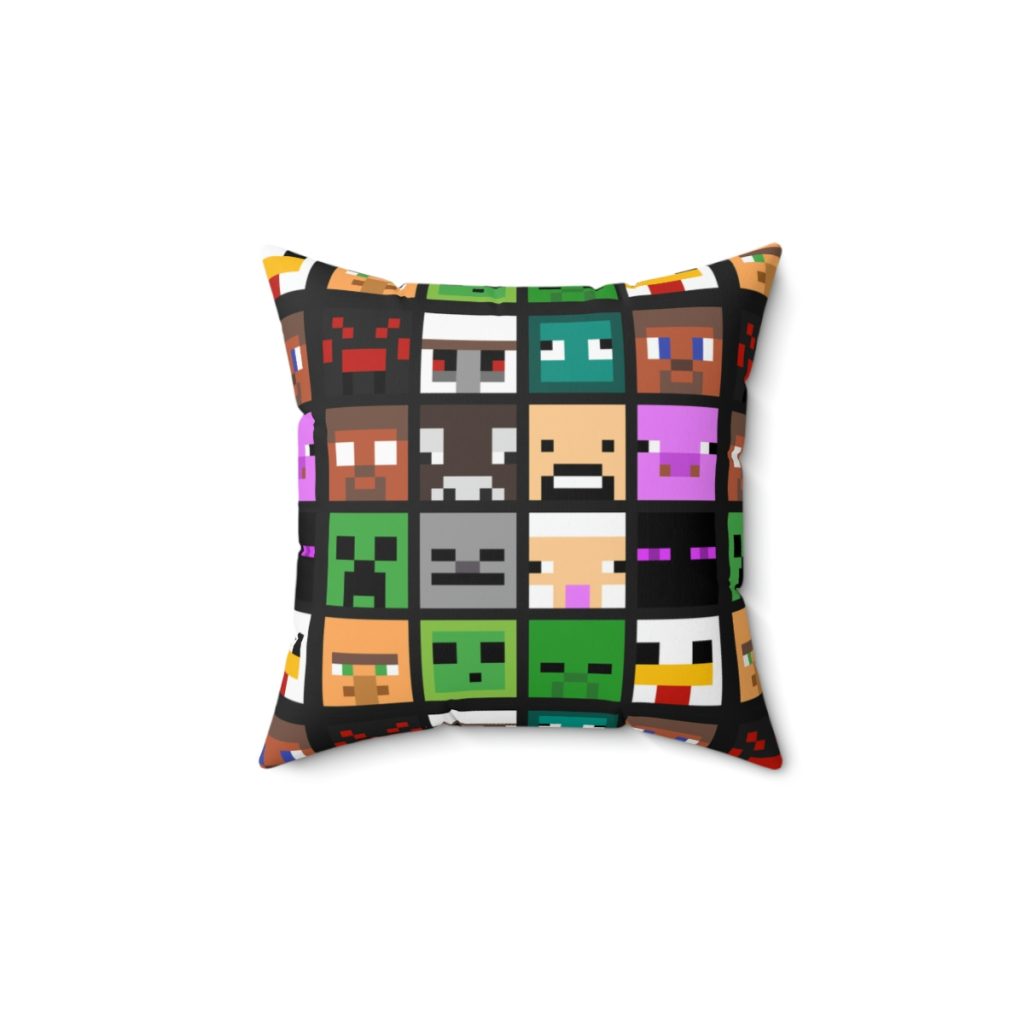 Minecraft Faces Cushion,  Cool Cushions. Cool Kiddo 14