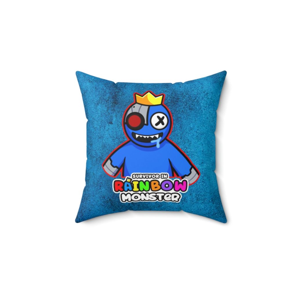 Dirty Blue Cushion with BLUE Character. RAINBOW MONSTER Cool Kiddo 14