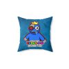Dirty Blue Cushion with BLUE Character. RAINBOW MONSTER Cool Kiddo 32