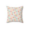 Roblox Girls. Cushion. Design with pastel hearts Cool Kiddo 36
