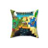 Minecraft Cushion. Blue pixelated back. Cool Cushions. Cool Kiddo 34