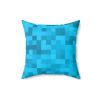 Minecraft Cushion in purple with blue pixelated back. Cool Cushions. Mojang’s legendary game. Cool Kiddo 36