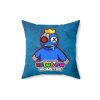 Dirty Blue Cushion with BLUE Character. RAINBOW MONSTER Cool Kiddo 36