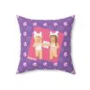 Roblox Girls. Purple R Cushion and Silhouettes of Hearts Cool Kiddo 26