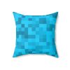 Minecraft Cushion in purple with blue pixelated back. Cool Cushions. Mojang’s legendary game. Cool Kiddo 28