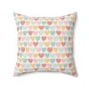 Roblox Girls. Cushion. Design with pastel hearts Cool Kiddo 40