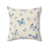 Roblox Girls. Cushion. With background of blue butterflies Cool Kiddo 40