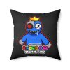 Dirty Black Cushion with BLUE Character. RAINBOW MONSTER Cool Kiddo 40