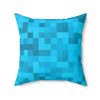 Minecraft Cushion in purple with blue pixelated back. Cool Cushions. Mojang’s legendary game. Cool Kiddo 40