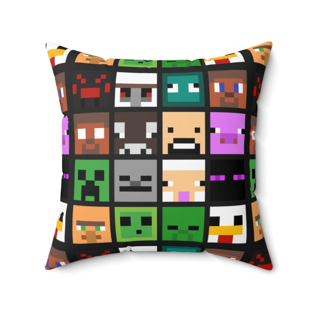Minecraft Faces Cushion,  Cool Cushions. Cool Kiddo 22