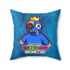 Dirty Blue Cushion with BLUE Character. RAINBOW MONSTER Cool Kiddo 38