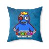 Dirty Blue Cushion with BLUE Character. RAINBOW MONSTER Cool Kiddo 40