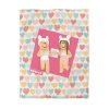 Roblox Girls. Design with pastel hearts. Microfiber Duvet Cover. Cool Kiddo 42