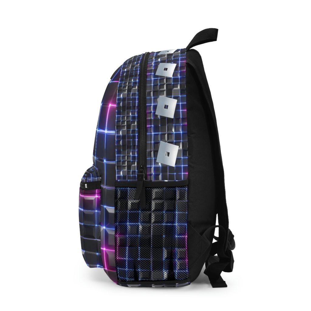 Roblox Backpack for Boys, Roblox Games. Black backpack with neon colors. Cool Kiddo 14