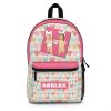 ROBLOX GIRLS Heartbeat: Pink Backpack for School with Playful Hearts Background Cool Kiddo 20