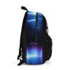 Black Backpack with Neon Lights on a Dark Background from PX XD FUN FRIENDS. Cool Kiddo 22