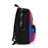 Black Blue Rainbow Friends backpack with Tie Dye design Cool Kiddo 22