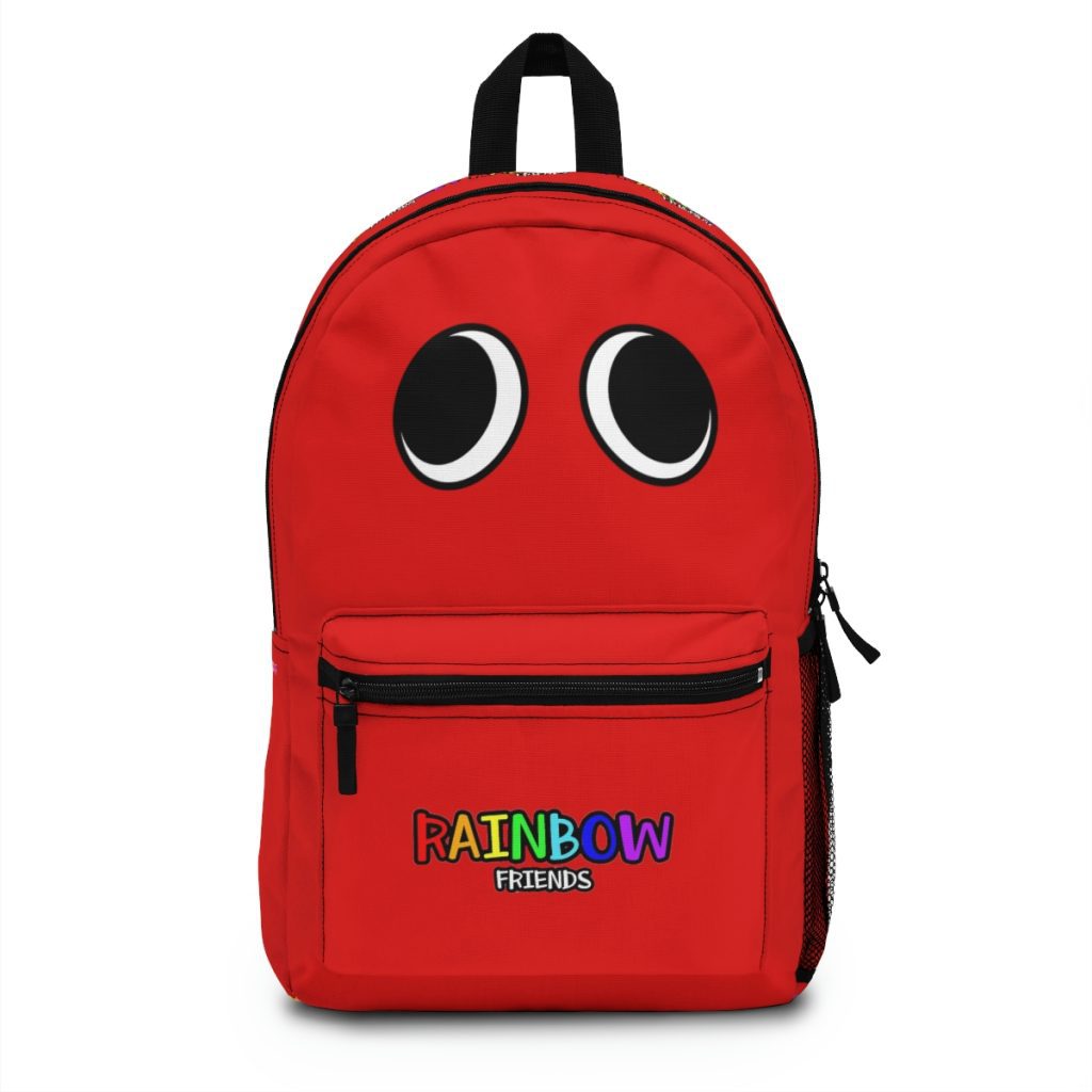 Blue Rainbow Friends Red School Backpack Cool Kiddo