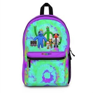 Blue Rainbow Friends Purple Tie Dye Backpack Cool Kiddo