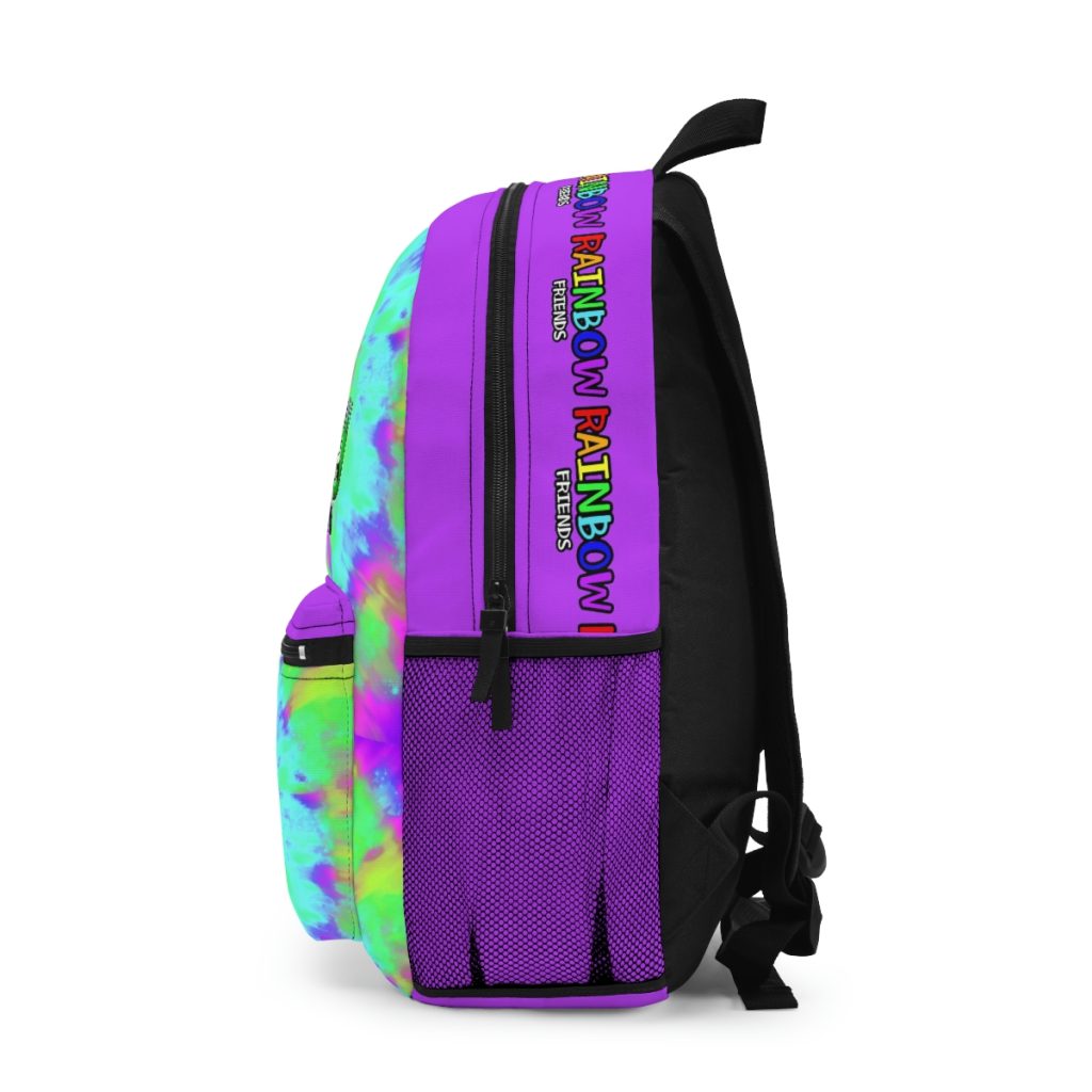 Blue Rainbow Friends Purple Tie Dye Backpack Cool Kiddo 14