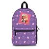 Stylish Purple Roblox Girls Backpack with Pink Heart Silhouettes and Roblox Girls Logo Cool Kiddo 20