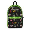 Minecraft Animal Backpack, black and green. Backpack Cool Cool Kiddo 20