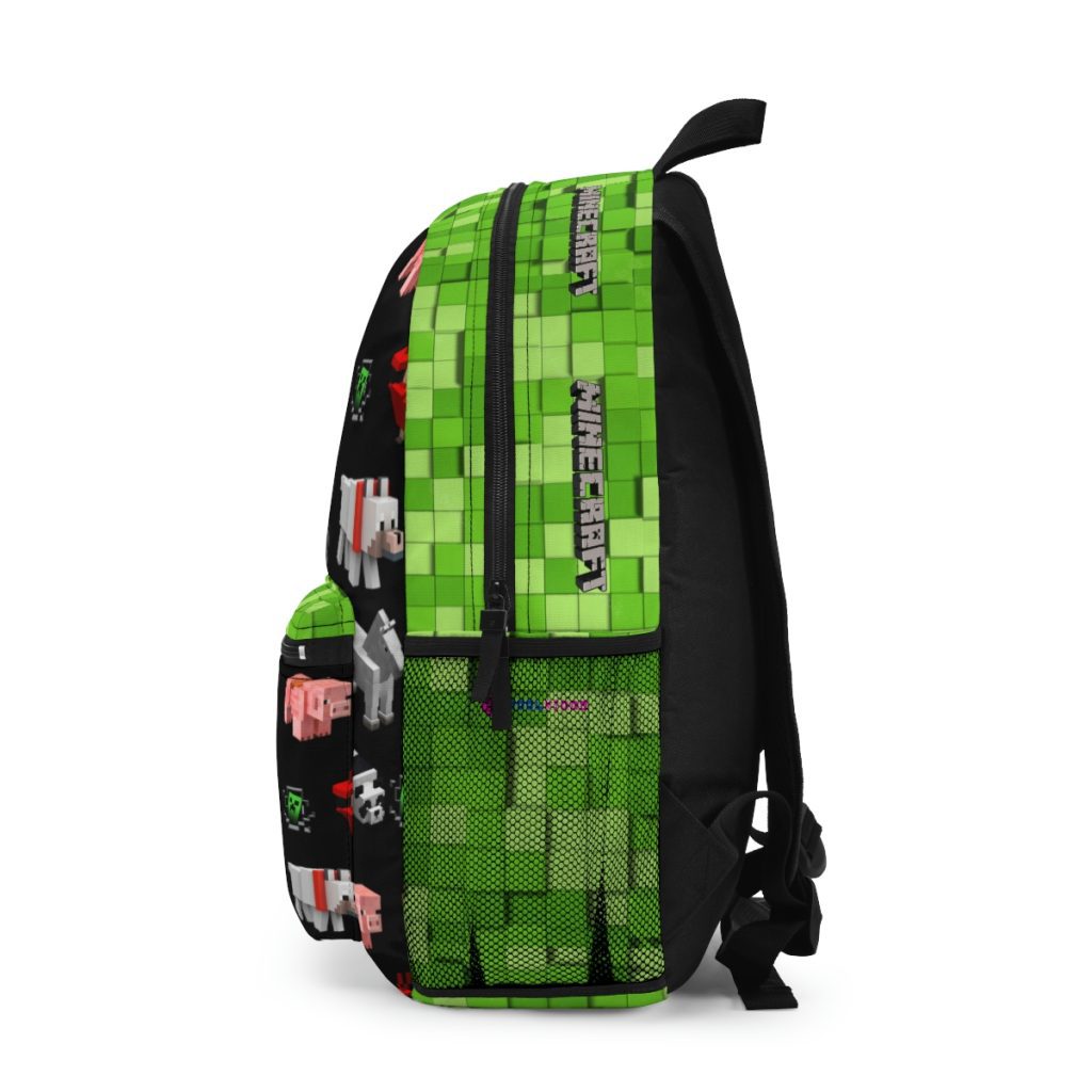 Minecraft Animal Backpack, black and green. Backpack Cool Cool Kiddo 14