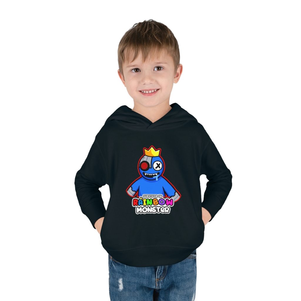 Toddler boys fleece hoodie. RAINBOW MONSTER Cool Kiddo 10