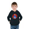 Toddler Boys Fleece Hoodie. Colorful circular frame RAINBOW MONSTER Cool Kiddo 78