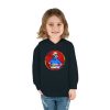 Toddler Boys Fleece Hoodie. Colorful circular frame RAINBOW MONSTER Cool Kiddo 80