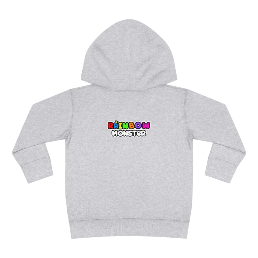 Toddler boys fleece hoodie. RAINBOW MONSTER Cool Kiddo 28