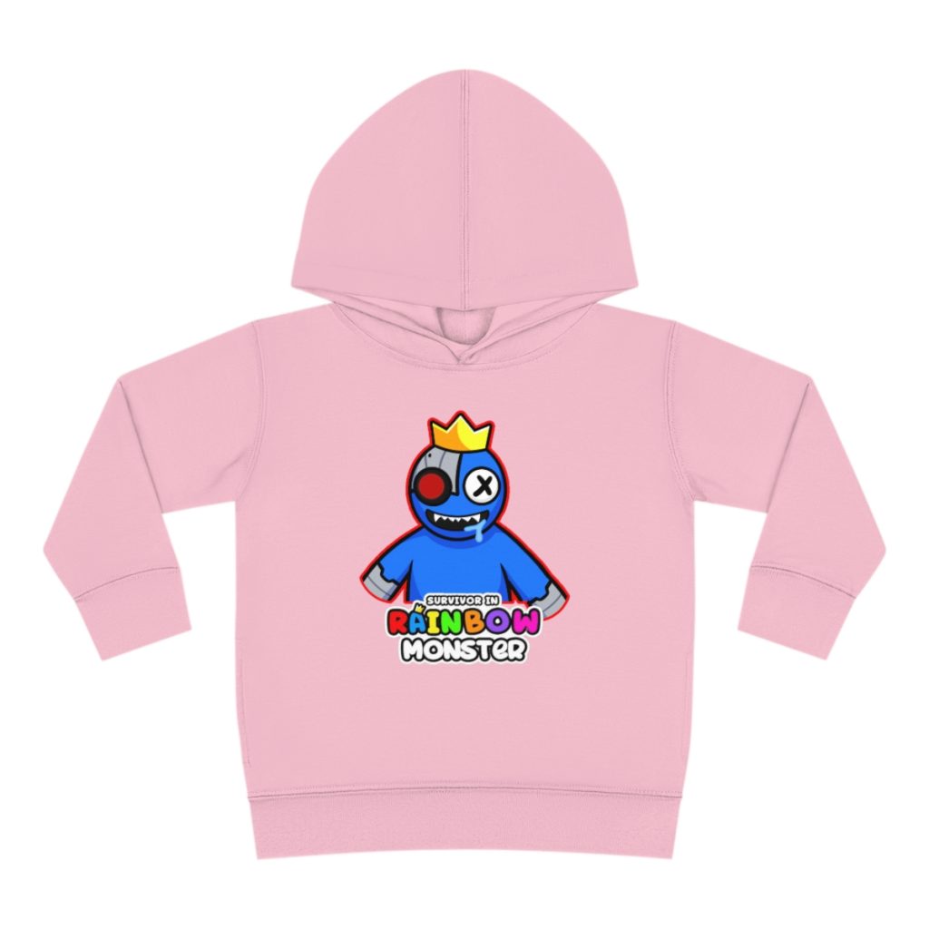 Toddler boys fleece hoodie. RAINBOW MONSTER Cool Kiddo 42