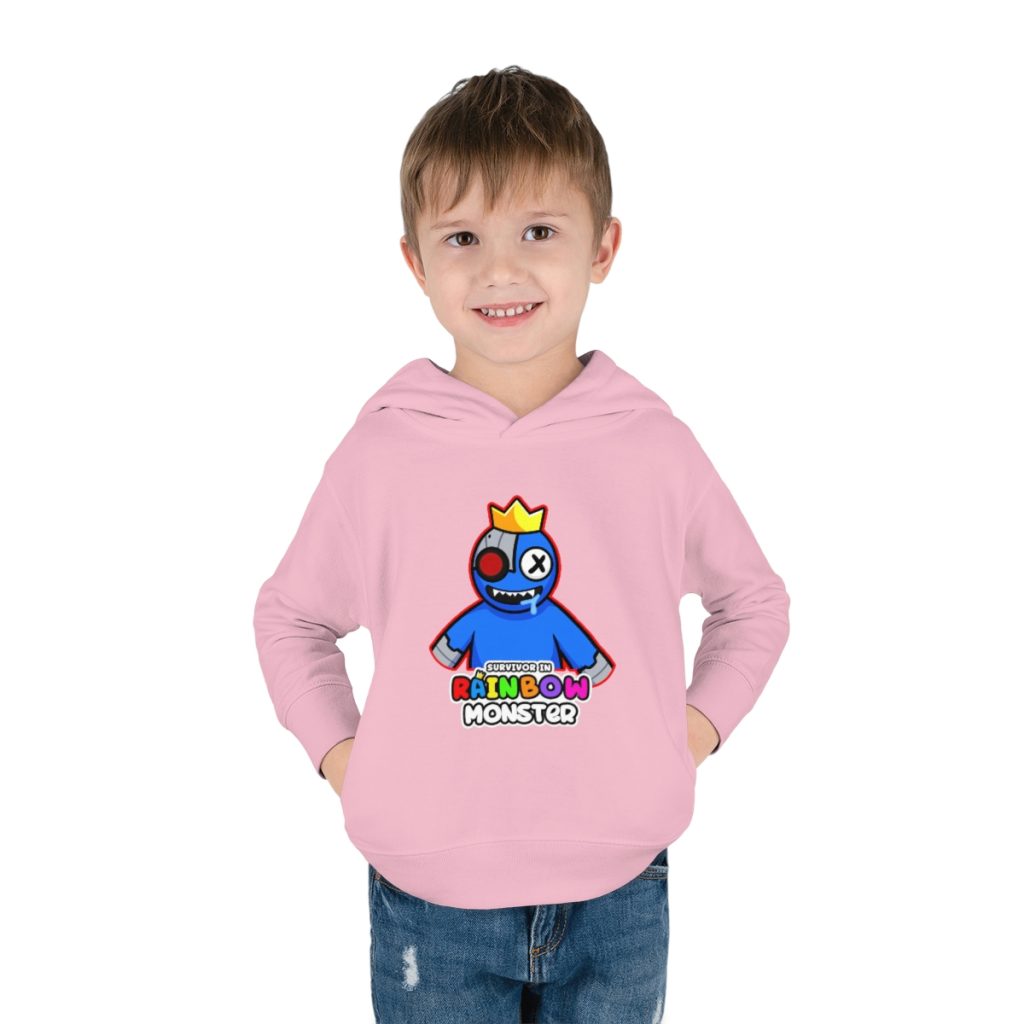 Toddler boys fleece hoodie. RAINBOW MONSTER Cool Kiddo 46