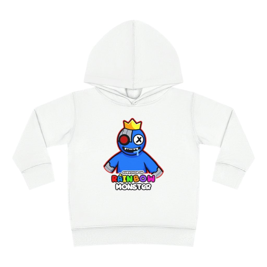 Toddler boys fleece hoodie. RAINBOW MONSTER Cool Kiddo 18