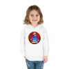 Toddler Boys Fleece Hoodie. Colorful circular frame RAINBOW MONSTER Cool Kiddo 64