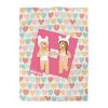 Roblox Girls. Design with pastel hearts. Microfiber Duvet Cover. Cool Kiddo 46