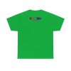 GREEN FACE. Blue Rainbow Friends. (Front and Back)  Unisex Heavy Cotton Tee Cool Kiddo 30