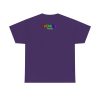 PURPLE FACE. Blue Rainbow Friends. (Front and Back)  Unisex Heavy Cotton Tee Cool Kiddo 30