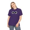 PURPLE FACE. Blue Rainbow Friends. (Front and Back)  Unisex Heavy Cotton Tee Cool Kiddo 34