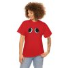 RED FACE. Blue Rainbow Friends. (Front and Back)  Unisex Heavy Cotton Tee Cool Kiddo 32