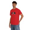 RED FACE. Blue Rainbow Friends. (Front and Back)  Unisex Heavy Cotton Tee Cool Kiddo 38