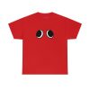 RED FACE. Blue Rainbow Friends. (Front and Back)  Unisex Heavy Cotton Tee Cool Kiddo 28