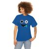 BLUE FACE. Blue Rainbow Friends. (Front and Back)  Unisex Heavy Cotton Tee Cool Kiddo 32