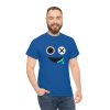 BLUE FACE. Blue Rainbow Friends. (Front and Back)  Unisex Heavy Cotton Tee Cool Kiddo 36