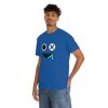 BLUE FACE. Blue Rainbow Friends. (Front and Back)  Unisex Heavy Cotton Tee Cool Kiddo 38