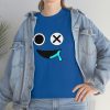 BLUE FACE. Blue Rainbow Friends. (Front and Back)  Unisex Heavy Cotton Tee Cool Kiddo 40