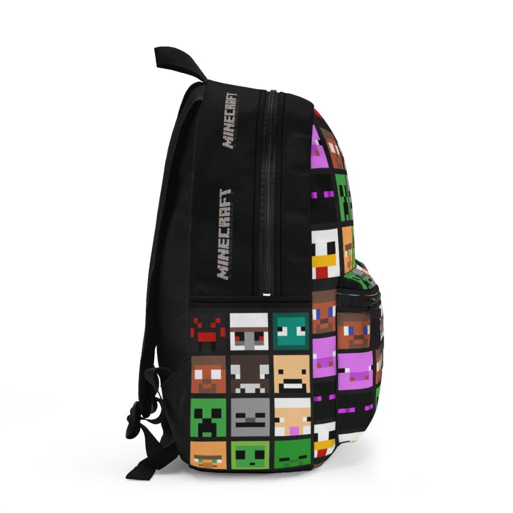 Black Backpack. Minecraft Faces. Backpack Cool Cool Kiddo 12