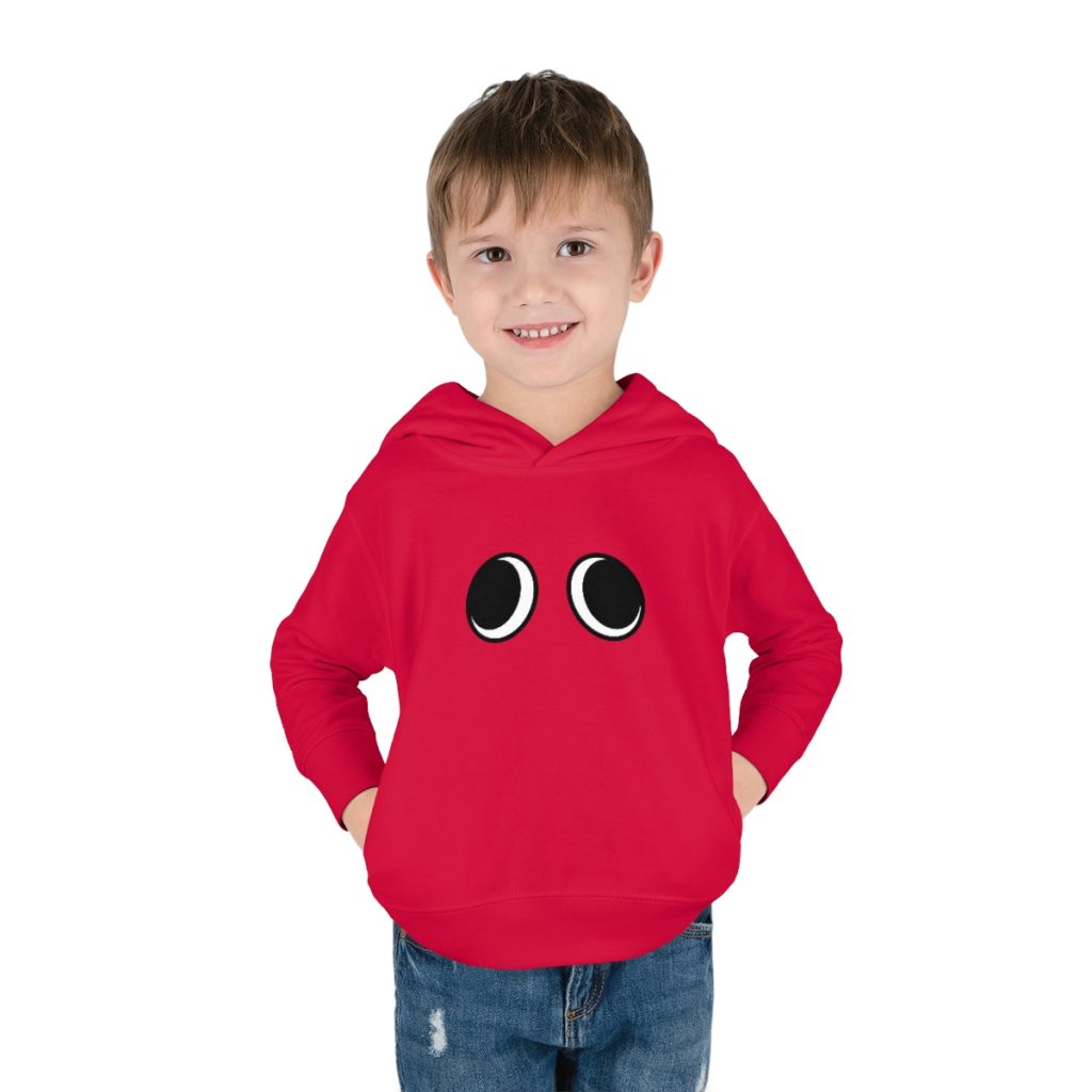 Toddler boys fleece hoodie. RED FACE. RAINBOW MONSTER Cool Kiddo 10