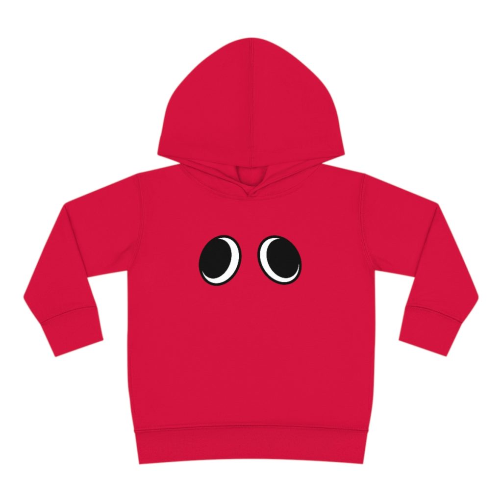 Toddler boys fleece hoodie. RED FACE. RAINBOW MONSTER Cool Kiddo 12